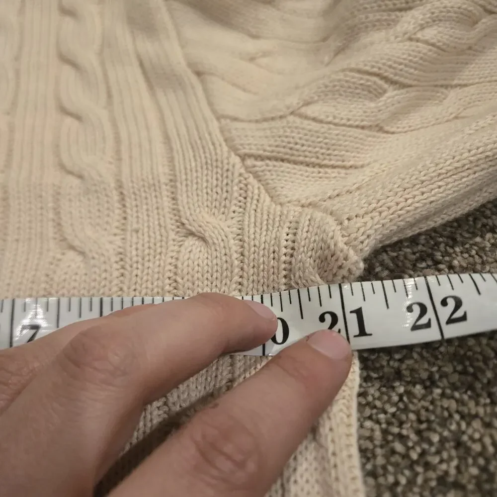 Brandy Melville Sweater Knit Womans Lt Pink One Size Casual Preppy Fits Like M - Picture 8 of 8